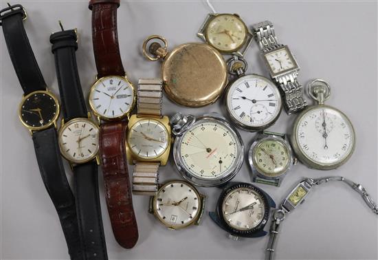 Assorted pocket and wrist watches